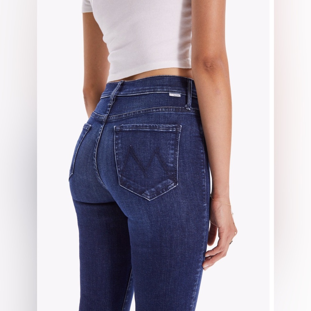 MOTHER Dark Blue Women Jeans - Picture 3 of 14